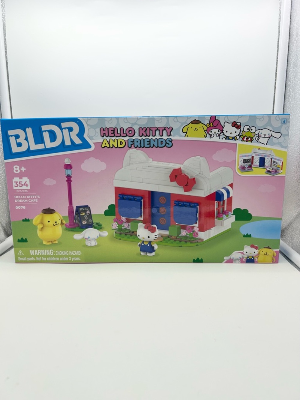 BLDR Sanrio Hello Kitty and Friends Hello Kitty's Dream Cafe Building Bricks Set